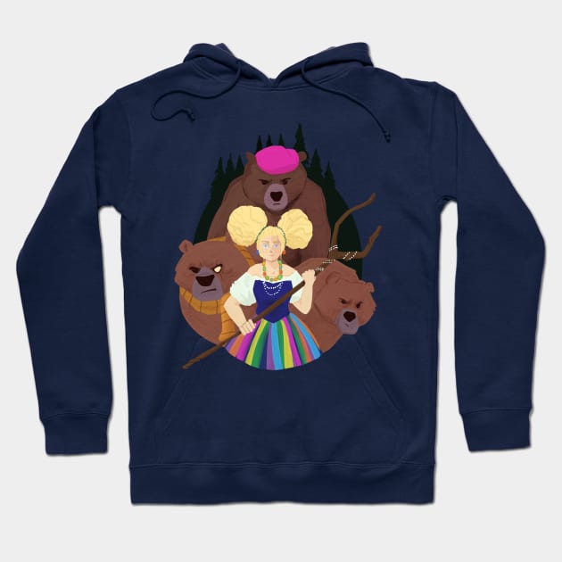 goldie and family Hoodie by inkpocket